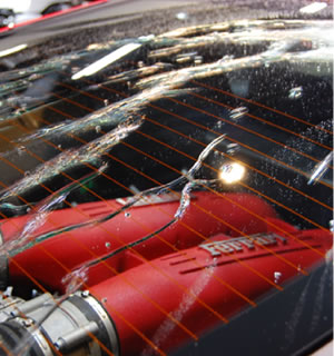 福岡県大野城市の窓ガラス撥水加工